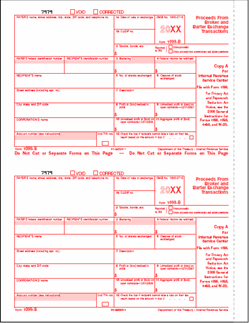 1099-B [A] Federal Copy A - Laser Forms