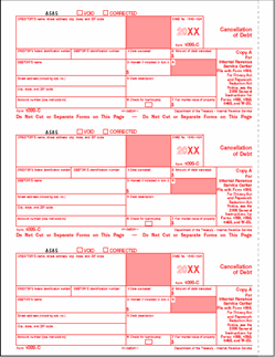 1099-C [A] Federal Copy A - Laser Forms