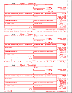 1099-OID [A] Federal Copy A - Laser Forms