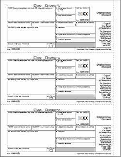 1099-OID [C] Payer or State Copy C - Laser Forms