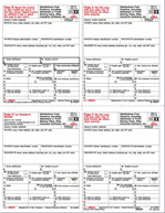 1099-R [BC22] 4 Recipient Copies B,C,2,2 - Laser Forms