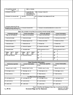 W-2C [2] Employee's State Copy 2 - Laser Forms