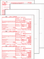 1099-INT Blank Laser Set 3-part