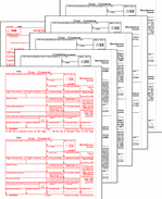 1099-MISC Preprinted Set 5-part