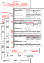 W-2 3up Condensed Set 6-part