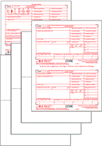 W-2 Traditional Blank Set 4-part