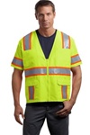 Dual-Color Safety Vest, ANSI/ISEA 107-2004 certified Class 3