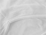 Bedsheet, Jersey Knit, Poly/Cotton Blend, White