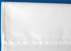 Tablecloth, white, 100% spun-poly