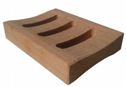 Slatted Wooden Soap Dish