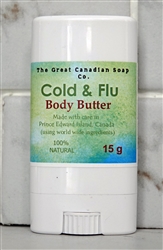 Cold & Flu Body Butter - 100% Natural - 15 ml (0.5 fl oz)