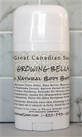 Unscented Cocoa Butter Rub for Bellies & Stretch Marks - 100% Natural - 70 ml (2.4 fl oz) Roll-Up Stick