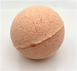 maple red bath bomb with maple fragrance handmade in Canada