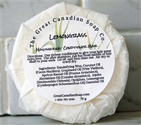 Lemongrass Conditioner Bar - Round 70 g (2.5 oz)