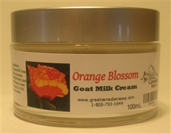 Orange Blossom Goat Milk Cream