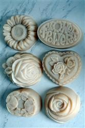 Hearts & Blossoms Molded Goat Milk Soap Waterlily