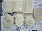 Seaside Molded Goat Milk Soap - Lavender