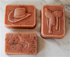 Western Horses Molded Soap