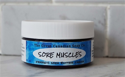 Sore Muscles Organic Shea Butter Cream - 60 ml