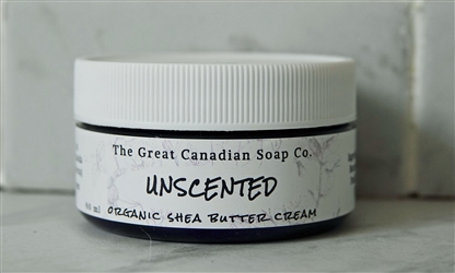 Unscented Organic Shea Butter Cream - 60 ml (2.0 fl oz)