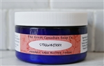 Strawberry Organic Shea Butter Cream - 98% Natural - 120 ml (4.1 fl oz) Jar