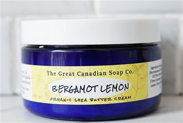 Bergamot Lemon Organic Shea Butter Cream - 120 ml