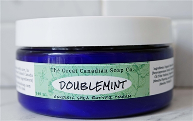 Doublemint Organic Shea Butter Cream - 240 ml