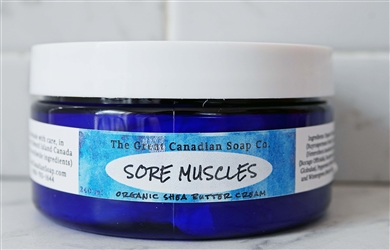 Sore Muscles Organic Shea Butter Cream - 240 ml