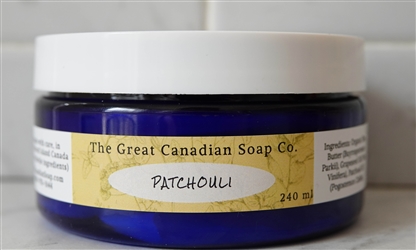 Patchouli Organic Shea Butter Cream - 240 ml