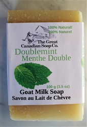 Doublemint Goat Milk Soap - Rectangle Bar 100 g