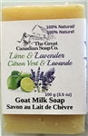 Uplift your senses: Lime & Lavender Goat Milk Soap, a sweet, zesty escape