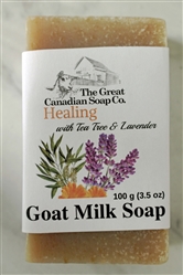 Healing Lavender & Tea Tree Goat Milk Soap - 100 g