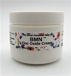 BMN Zinc Oxide Cream – 60 ml jar of natural barrier cream