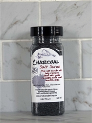 Charcoal Salt Scrub - 120 ml (4.1 fl oz)