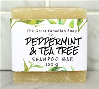 Peppermint & Tea Tree Goat Milk Shampoo Bar 100 g