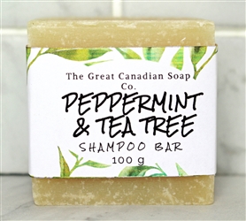 Peppermint & Tea Tree Goat Milk Shampoo Bar 100 g