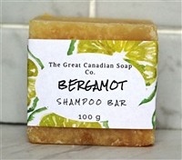 Bergamot Goat Milk Hard SHAMPOO Bar - Square 100 g (3.5 oz)