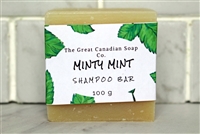 Minty Mint Goat Milk Shampoo Bar - Square 100 g