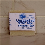 Water Based Unscented Shampoo Bar - 100 g