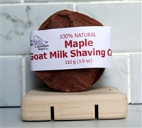 Maple Shaving Cake - 110 g (5.6 oz), 7 cm (2.75 in) diameter