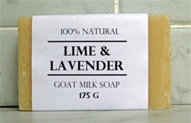 Lime & Lavender Goat Milk Soap - Large Bar 175 g
