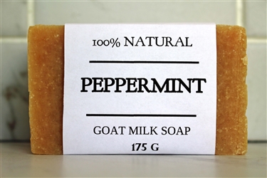 EXTRA LARGE BAR Peppermint Goat Milk Soap - 175 g (6.2 oz)
