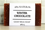 Winter Chocolate Goat Milk Soap - Large Bar 175 g