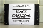 Charcoal Goat Milk Soap - Rectangle Bar 100 g