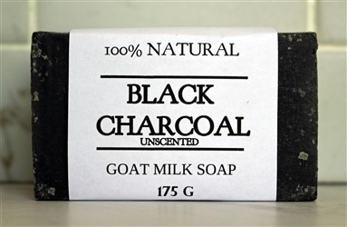 Charcoal Goat Milk Soap - Rectangle Bar 100 g