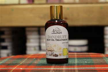 Dandruff Hot Oil Treatment - 100% Natural - 60 ml (2.0 fl oz) Bottle