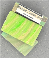Backyard Lemon Tree Soap – Sun-Warmed Citrus Bar with Lemon, Lavender & Lime