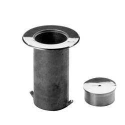 Floor Socket and Cap with 1/4" Flange Lip (For Lavi Rope Stanchions) - Model 544/2