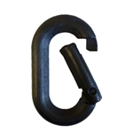 Plastic Carabiner Black