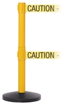 SafetyMaster Barrier Stanchion with 2 Xtra wide 11 Feet Belts